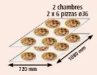 Four à pizza électrique 2 chambres 6 pizzas TORNATI FORNI FP 276B_PROMO